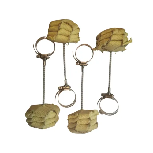 aerial fire hoop wicks handmade France